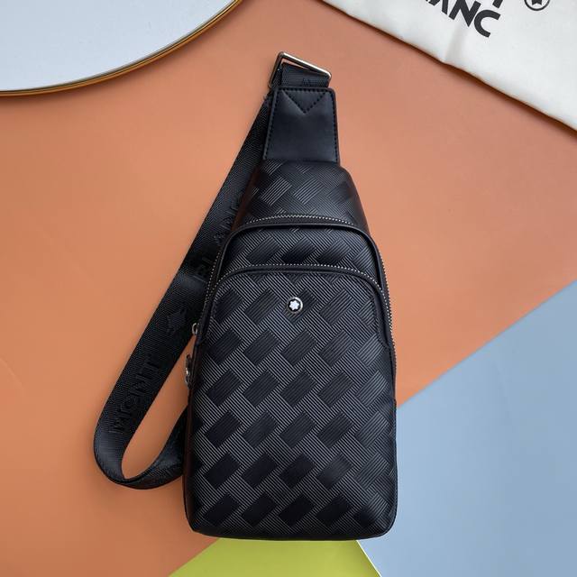 Original high-quality Montblanc men's casual chest bag, best-selling style, sam