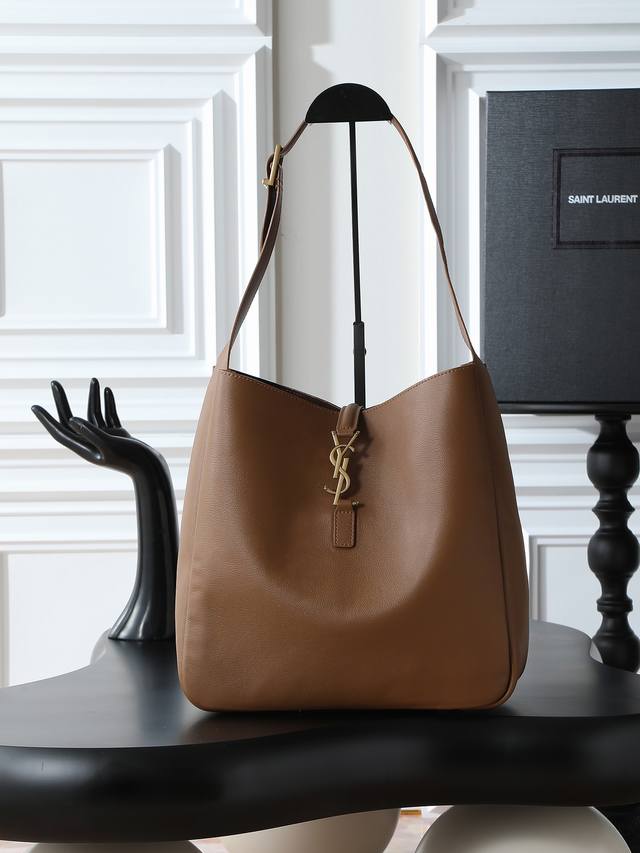 CaramelOriginal Leather (Packaging Not Included) Le 5A7_Large Smooth Leather Sof