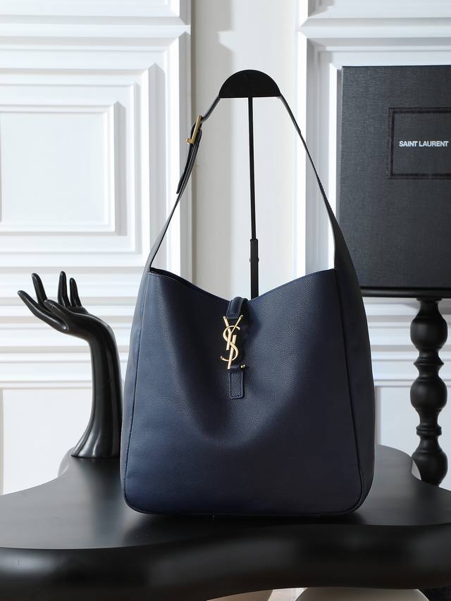 Blue Original Leather (Packaging Not Included) Le 5A7_Large Smooth Leather Soft