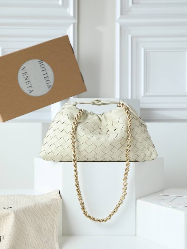 Original Leather Bottega Veneta 2025 New Women's Dustbag Notte Clutch. The Dustb