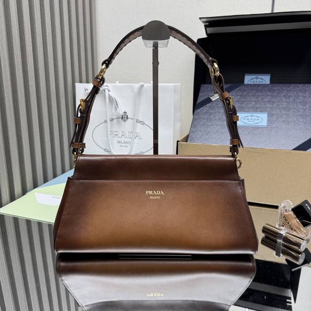 Authentic Grade Top-Tier Original 2025 Autumn/Winter New Leather Handle 1Bc262