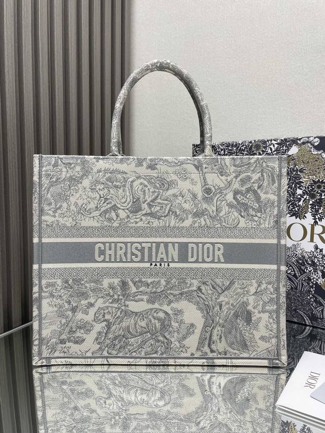 Authentic, High-Quality Version Old Gray Tiger Large Shopping Bag A hit on the