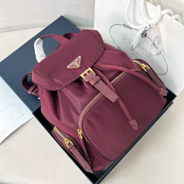 New Arrival 1Bz081 Backpack This backpack is made of imported nylon fabric. It f