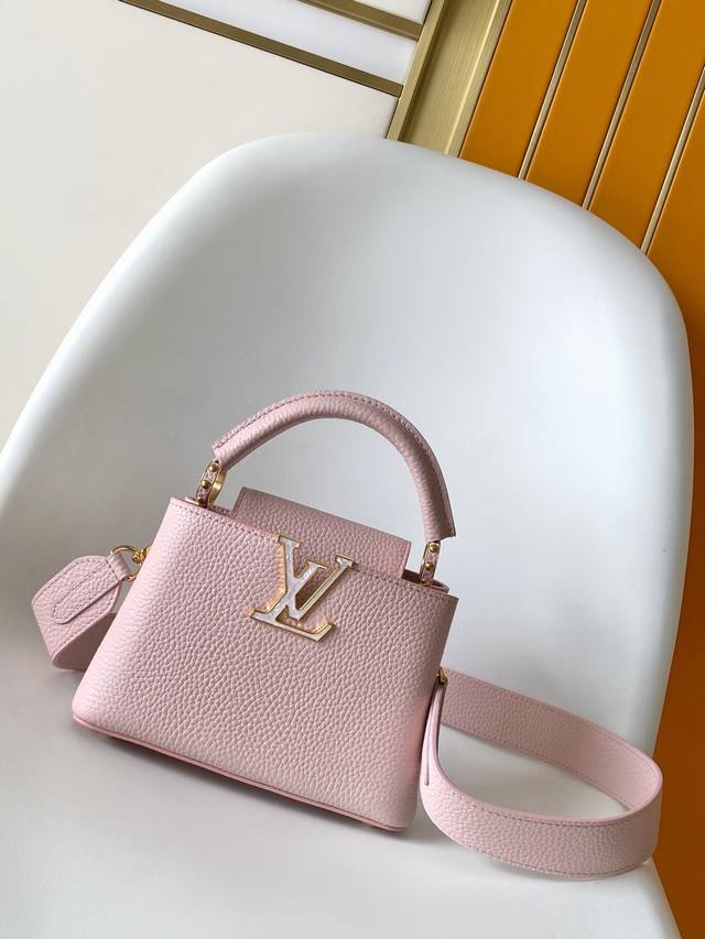 Dynamic 163 Top-quality original leather M58178 pink M21150 blue This Capucines