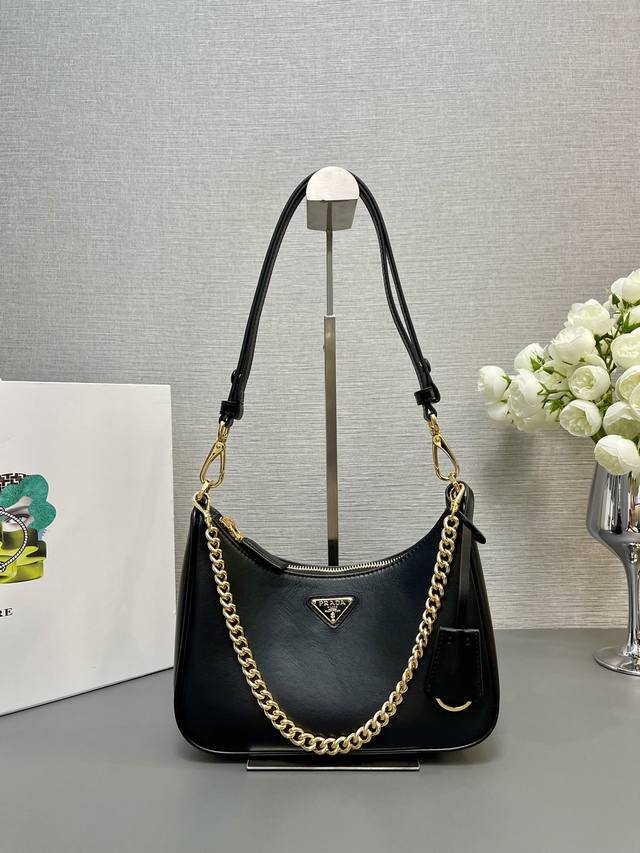 Top-quality original single new 1Bc204 plain leather Hobo handbag/shoulder bag/c