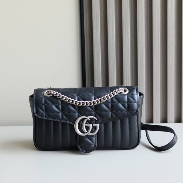 The new Gg Marmont collection is highly regarded for its signature quilted leat