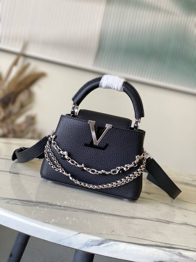 Factory Price p Premium Original Leather M26351 M48865 Black and Silver Infinit