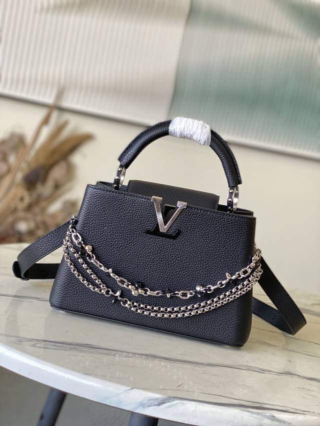 Factory Price p Premium Original Leather M26351 M48865 Black and Silver Infinit