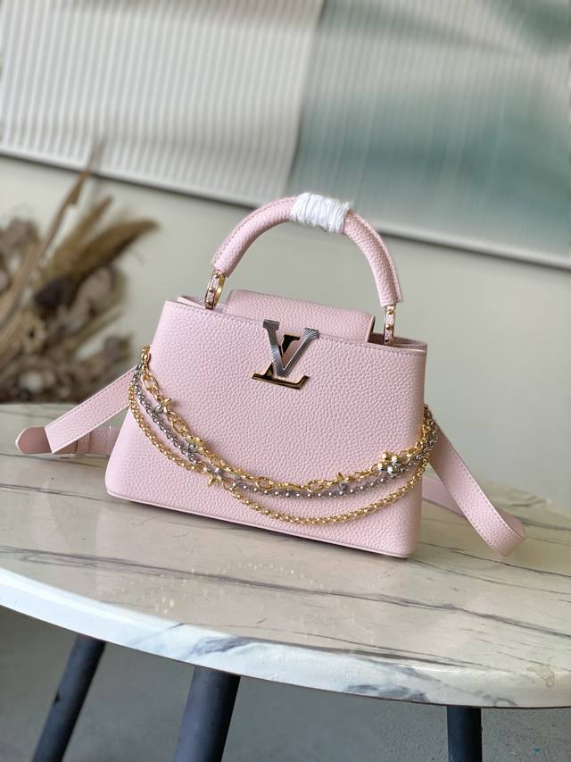 Factory Price p Premium Original Leather M27039 M48865 Ballet Pink Light Chain