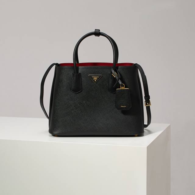 Premium Original Classic Style 1Bg775 Black with Red Lined Lambskin, Large Size