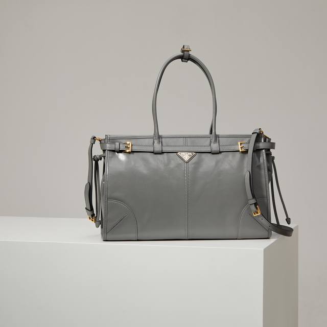 Premium Original Lussolf Oil-Waxed Leather 1Ba433 Gray Original Oil-Waxed Leath