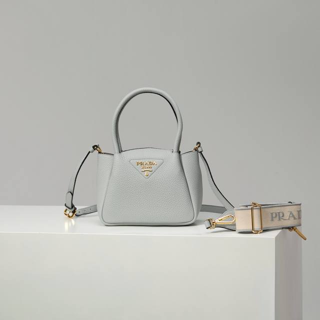 Premium Original Factory New Mini Shoulder Bag 1Ba362 Ice Grey Shoulder Strap I