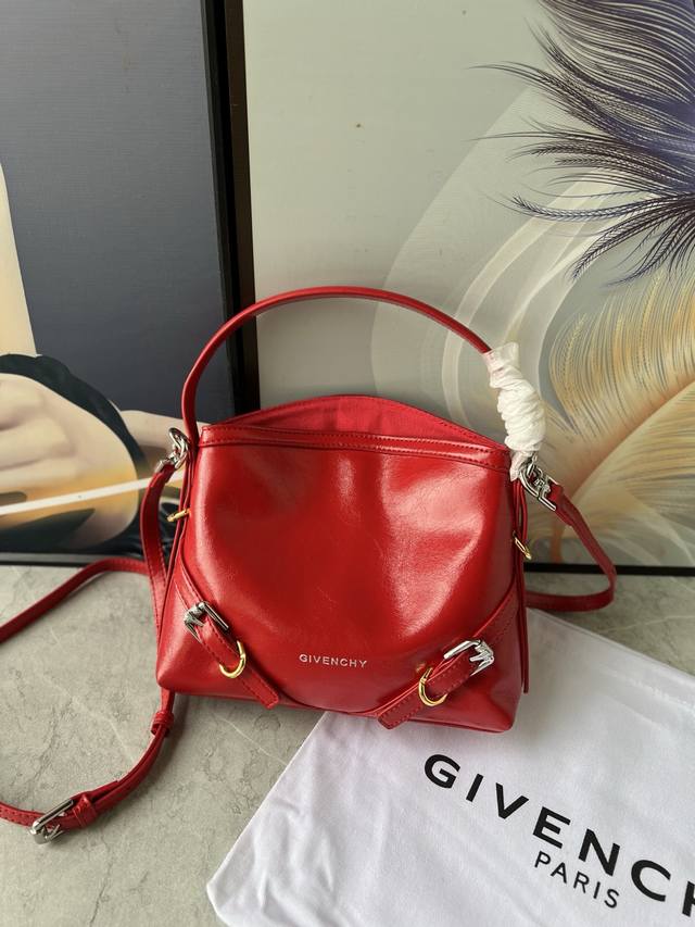 Top-tier original single new Givenchy Voyou shoulder bag (Nano style) with detac
