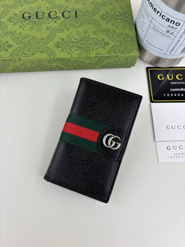 Guccl official website synchronized new arrival! Ophidia series cardholder, made