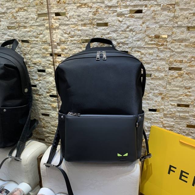 688-1 Fendi: This Fendi backpack is exceptionally well-made in our store. The fr