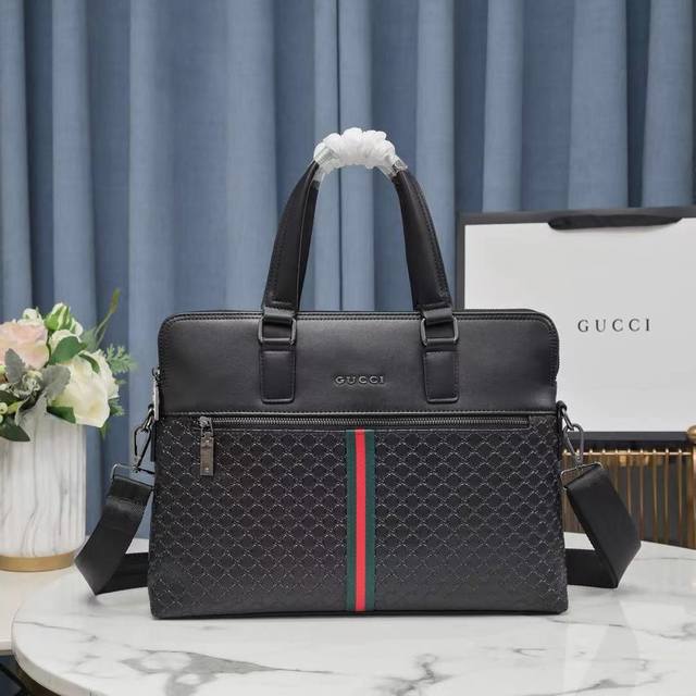 New Gucci 1177#Men's premium briefcase, handbag, crossbody bag, hot-selling item