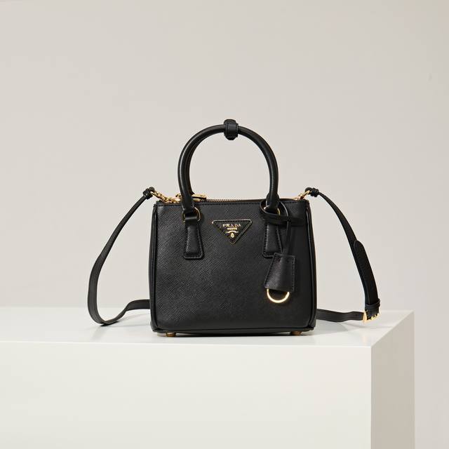 Premium Original Mini Killer 1Ba906 Black. This Galleria handbag is crafted fro