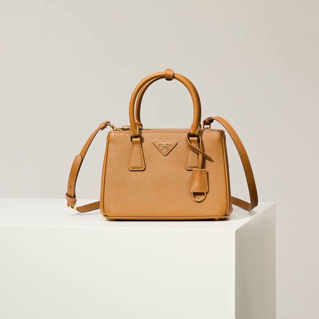 Premium Original Classic Bestseller 1Ba896 Caramel Upgraded Prada Galleria Hand