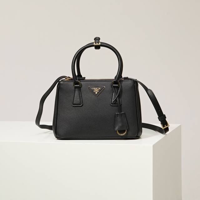 Premium Original Factory New Small Prada Galleria Handbag 1Ba896 This black, pl