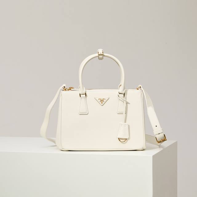 Premium Original Factory New Medium Killer Bag 1Ba863 White Saffiano Leather Pl