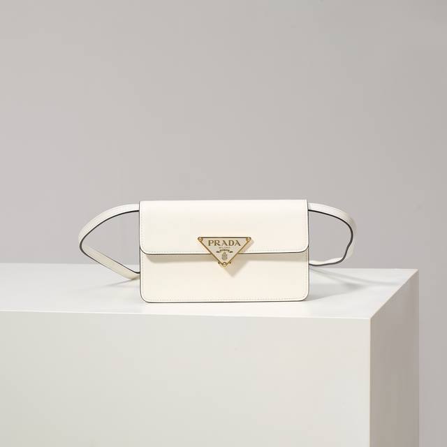 Top-tier original single-item new handbag 1Bd386 White Mini version. This mini h