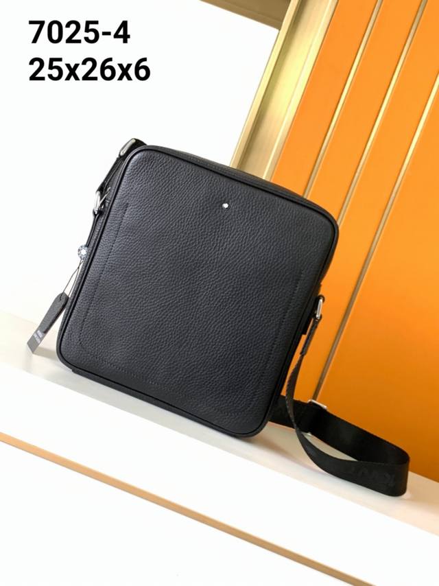 Crossbody Bag Model: 7025-4# Top-quality original Montblanc Italian natural cal