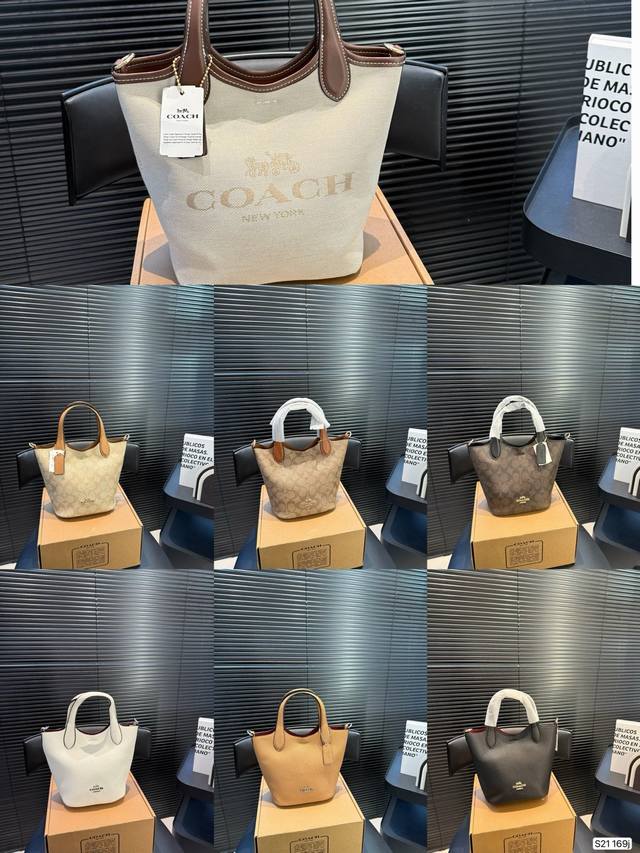 Coach Bucket Bag with Box, April New Arrival, Hanna Mini Bucket Bag This bucket