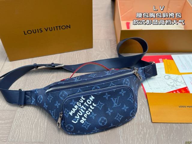 Lv new waist bag/chest bag/crossbody bag The style exudes high-end elegance Unis
