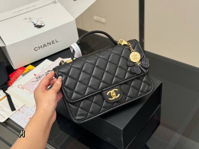 Comes with a folding box/airplane box Size: 25*15Cm Chanel Messenger Bag 25B Ne