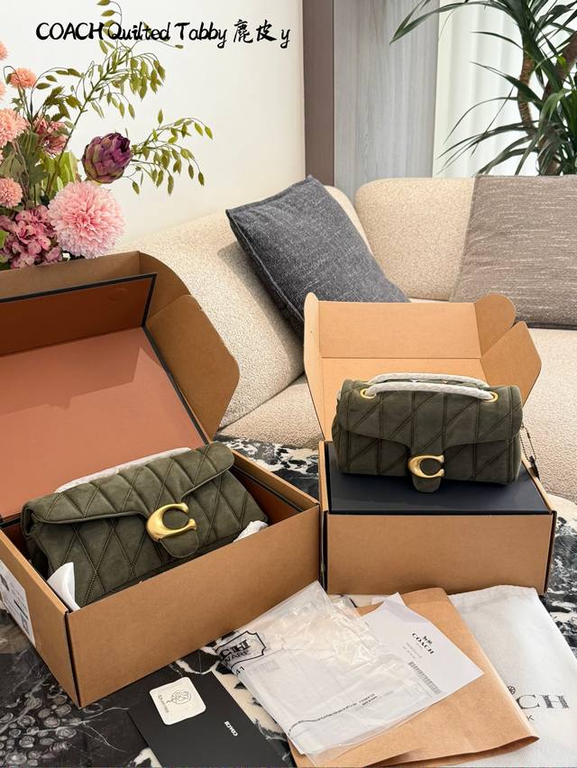 Coach Suede Tabby Coach Tabby Quilted Chain Shoulder Bag Exudes Chic Style Quilt