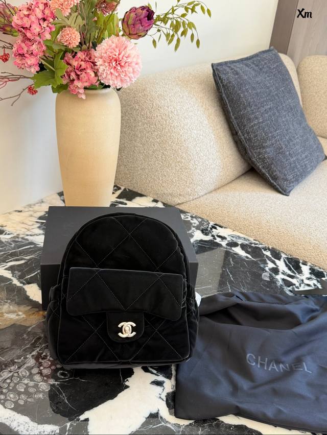 Chanel 25N Ski Collection Backpack Chanel 25N Ski Collection backpack, black vel