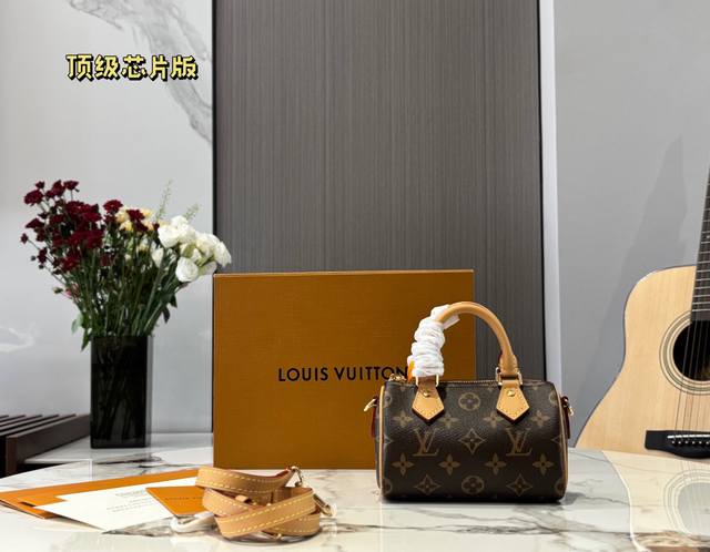 Top-tier original chip version Speedy Nano pillow bag sharing. An exquisite bag