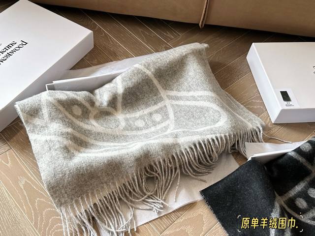 Box Included Size: 180*50Cm New Vivienne Westwood Scarf The bigger the better C