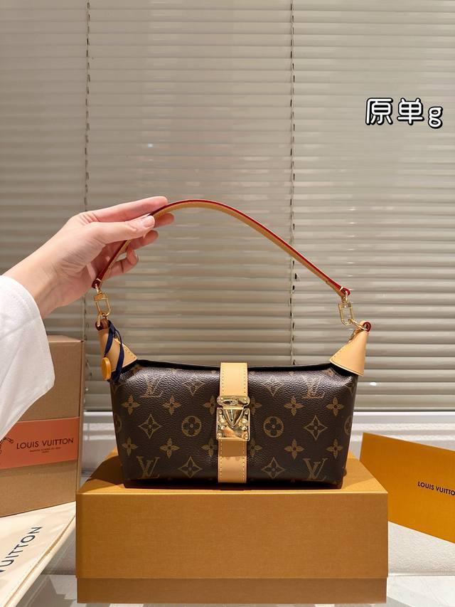 Replica with Box Size: 21.5*12Cm Lv New Mia Dumpling Bag Small Lunchbox Bag Supe