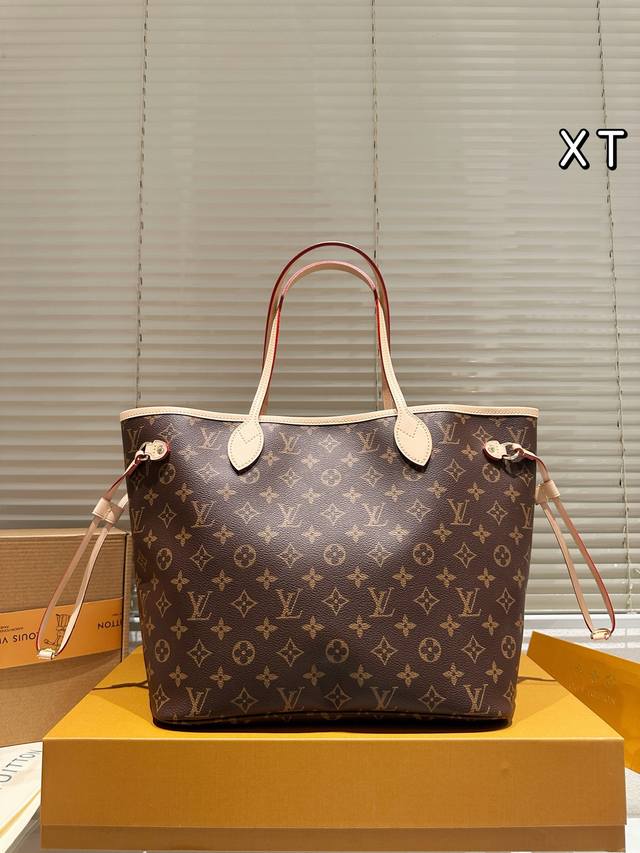 Cowhide Version LV Neverfull Medium Shopping Bag! An entry-level style! Absolut