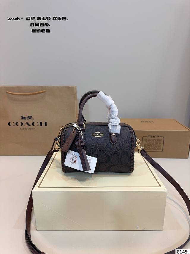 Comes with gift box Coach Boston bag. Classic, versatile, and timeless~ More re
