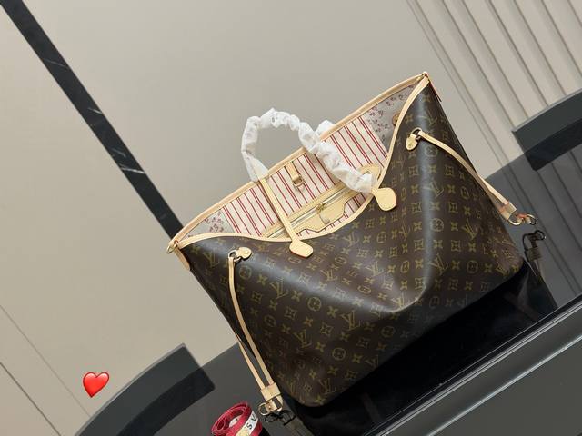No Box Size: 39cm Lv Neverfull Large Shopping Bag! A legendary item! Reversible!