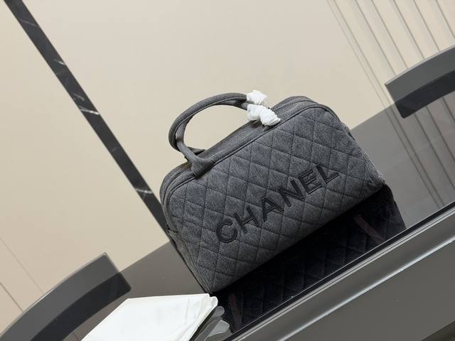 No Box Size: 36.21Cm Chanel Denim Bowling Bag Get it! Get it! This year's bowlin
