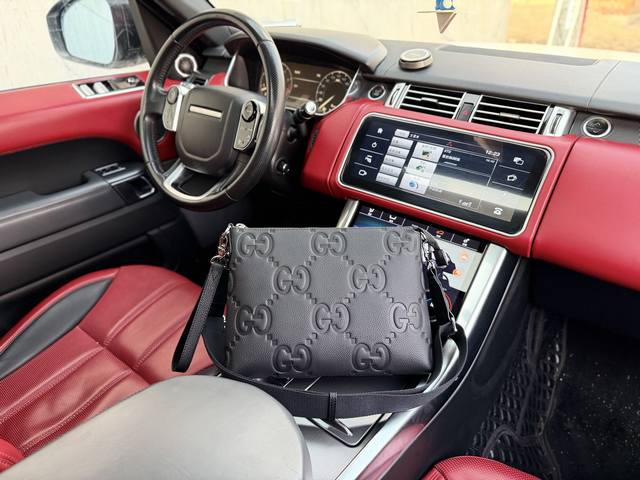 High-end new "Gucci" shoulder bag, Gucci Gucci shoulder/clutch bag, cowhide cro