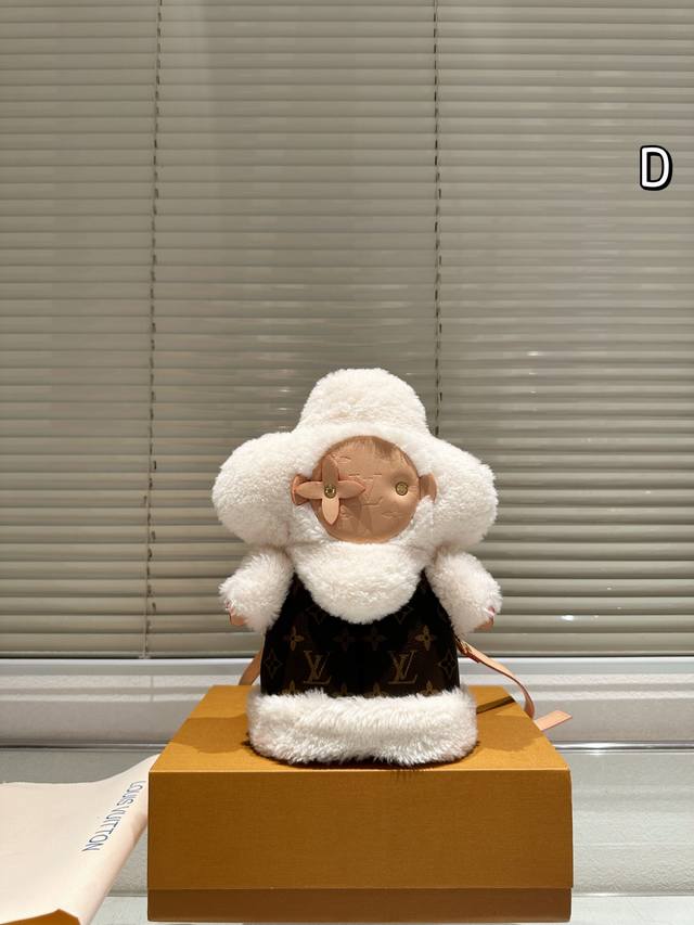 Comes with gift box LV Christmas limited edition adorable baby blue So cute Viv