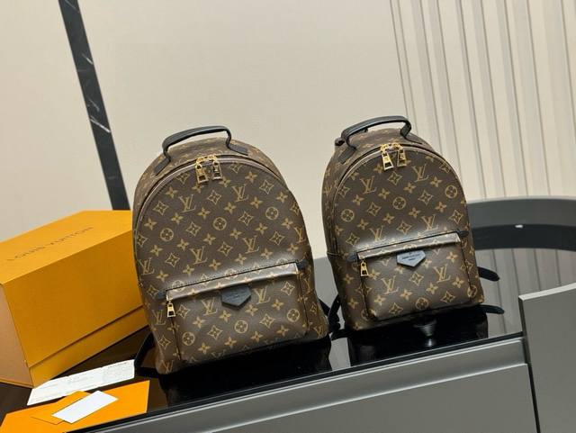 Comes with packaging A must-have item from Louis Vuitton LV Palm Springs Backpa