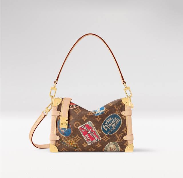 Dynamic 163 M47085 Top-tier original single-piece Side Trunk medium handbag made