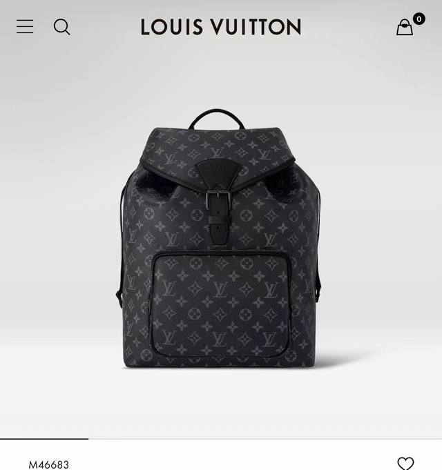 Dynamic Chip M46683 Top-tier original Montsouris backpack is made of Monogram Ec