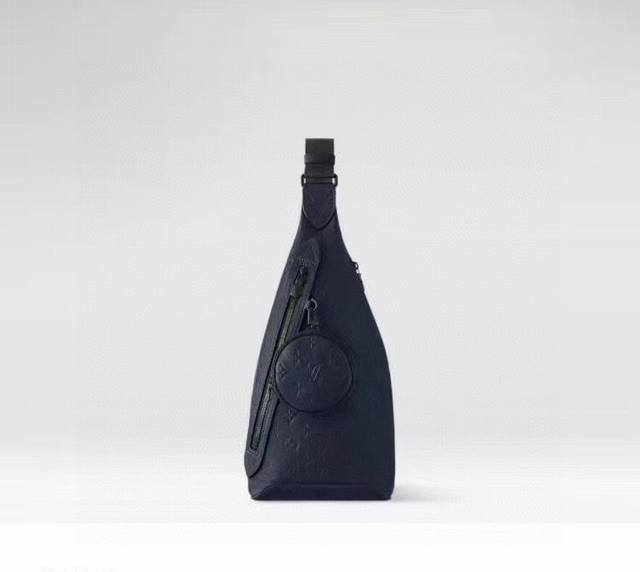 M24467 Dark Blue Full Leather Embossed Top-Grade Original Single-Type 163C Chest