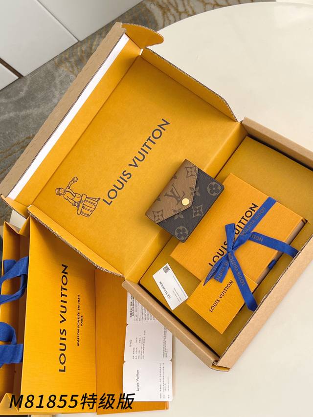 Factory Price p M81855 Premium All-Steel Version This Monogram Canvas Card Hold