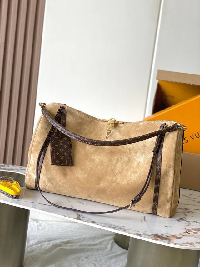 Premium Mb Original Leather Express Large Handbag Model: M26451 Apricot 163C Ch