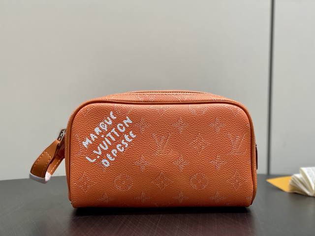 Original Quality M26873 Orange Silkscreened Toiletry Kit (Mini Toiletry Bag) M27