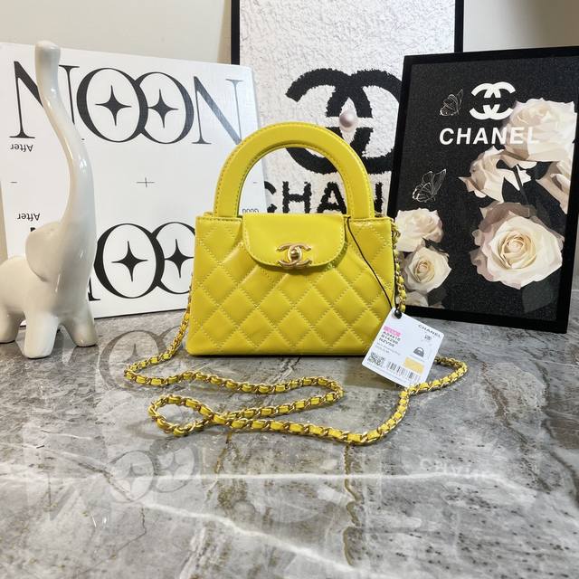 High-end version! Ships with white box! Yellow! In stock 24A Kelly handle bag i