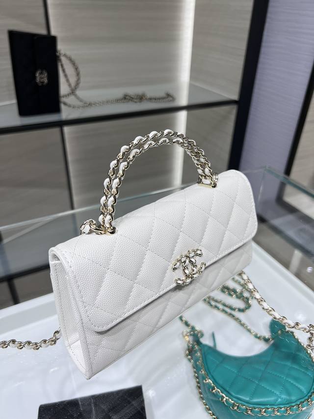 Chanel 23p This season's hottest leather handle bag Ap4210Y8730 Size: 18*10*4.5C