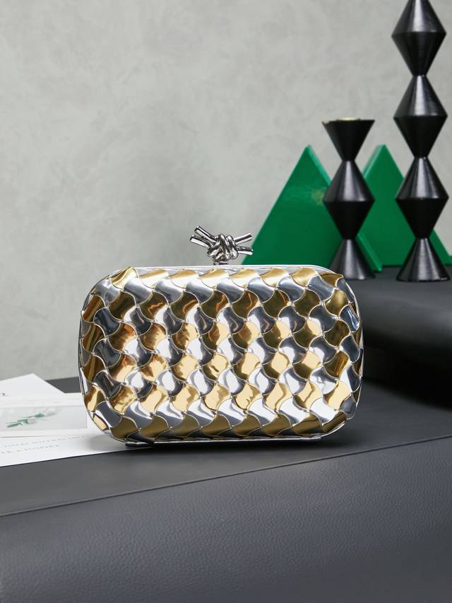 Bv Knot | Evening Bag Classic Returns Original Leather Stainless Steel Hardware